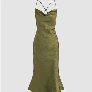 Cider Floral Pattern Maxi Dress